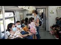 2120次二水發車經由山線開往基隆的emu739 emu740車王阿福號區間車，和兩列銀綠色微笑號十輛一編組emu900型