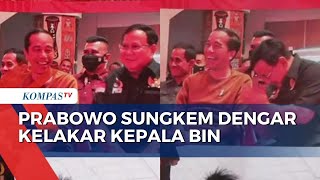 Dengar Kelakar Kepala BIN, Prabowo Sungkem ke Jokowi