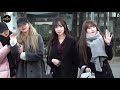 여자친구 gfriend 이 미모 감당하실수 있겠습니까 @ 190201 뮤직뱅크 출근길