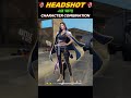 headshot এর জন্য best character combination 😱 headshot character skill free fire