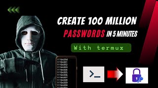 create a strong password list | python wordlist in termux | passwords list