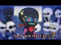 Sans Aus react to Blueberror and Error MV