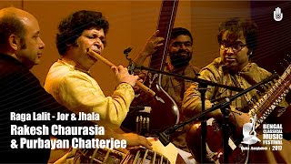 Raga Lalit on Bansuri & Sitar I Jor - Jhala I Rakesh Chaurasia  &  Purbayan Chatterjee I BCMF 2017