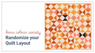 Kona Colour Society: How to Use the Randomization Feature