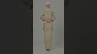 Vella Baju Kurung Embroidery Dress #embroidery #embroidered #malaysia #butik