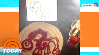 Blake Lively Shows Off Surprising Talent As … A Ketchup Artist