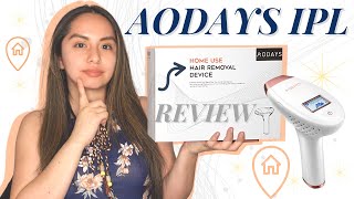 AODAYS IPL Hair Removal At Home (How to Use)