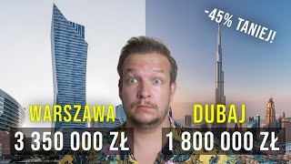 Mieszkania w WARSZAWIE droższe niż w DUBAJU - skąd takie ceny?