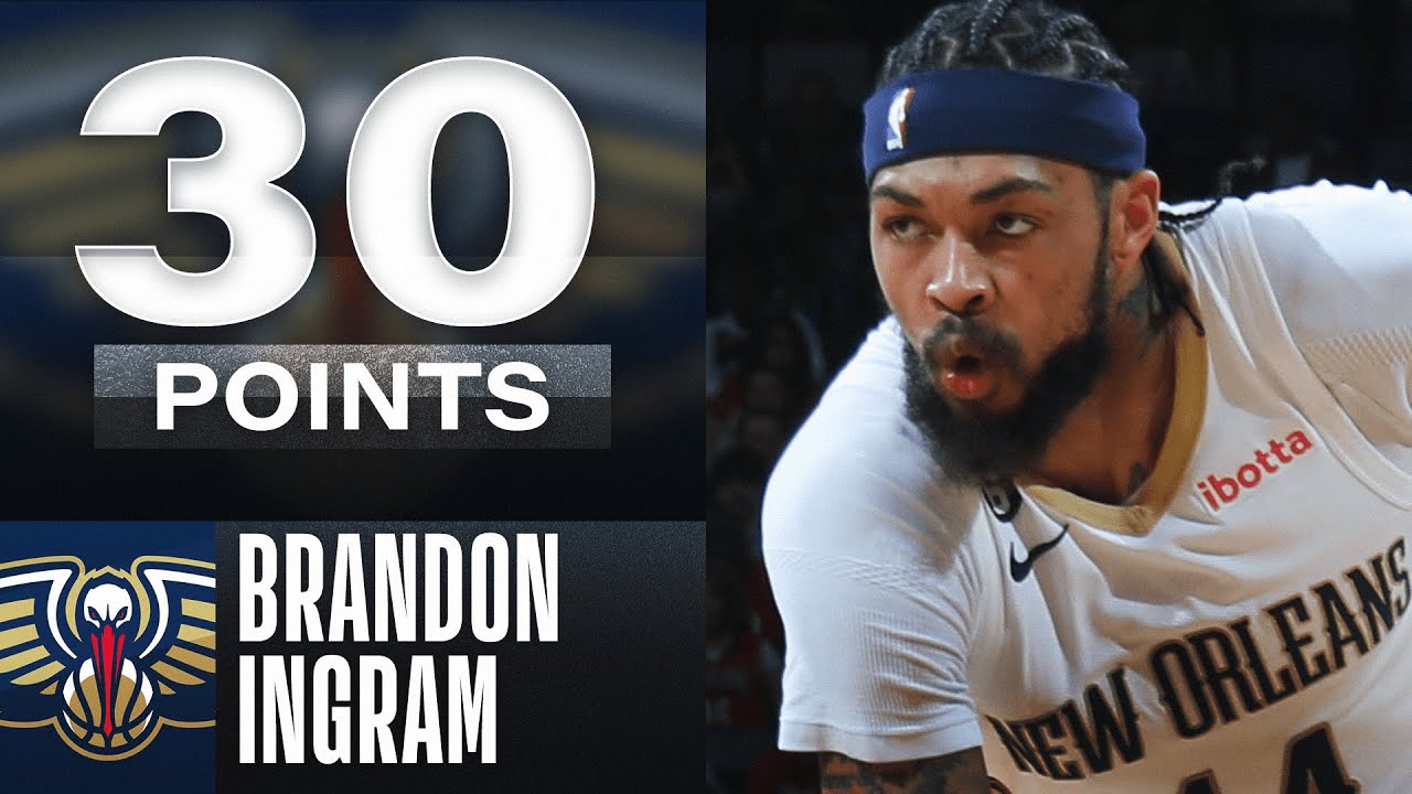 Brandon Ingram GOES OFF For His 1st Career TRIPLE-DOUBLE In The ...