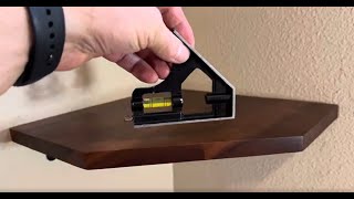 How to Install Level Floating Corner Shelves