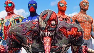 The Spiderman SpiderVerse | Team Spider Man vs Venom Zombie - What If
