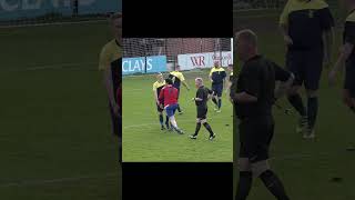 Referee Gives Yellow Card! | Should it Have Been a Red Card? | Grassroots Football #shorts