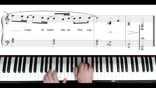 Always Remember Us This Way - Lady Gaga | Piano Cover + Partitura Gratis | Free Sheet Music