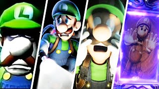 Evolution of Luigi's Mansion Deaths & Game Over Screens (2001-2021)