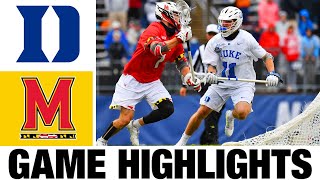 #2 Duke vs #7 Maryland Highlights (Quarterfinal) | 2024 NCAA Men's Lacrosse Cham