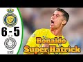 Ronaldo Super Hat-Trick In 5 Min 💥 AL Nassr vs AL Sadd 6-5 - All Goals & Highlights - 2024