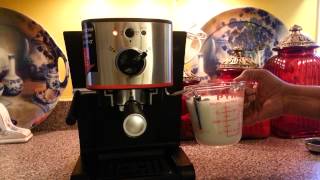 How to use the Melitta espresso machine