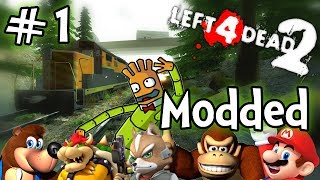 Modded Left 4 Dead 2 - Train Escape! (Part 1)