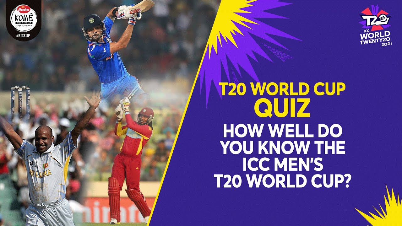 ICC Men's T20 World Cup Quiz - YouTube