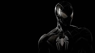 spider man black suit symbiote marvel comics live desktop wallpaper 4k 1