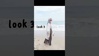 OUTFIT KE PANTAI CHECK #outfit #ootd #ootdhijab #ootdkekinian #hijab #ideoutfit #inspirasioutfit