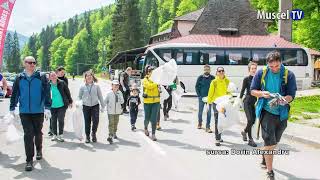 Jurnal MUSCEL TV 22.05.2023 Voluntarii au ecologizat traseul  Cabana Voina – Cabana Cuca