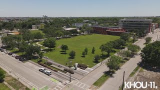 Drone 11 video:  Emancipation Park in Houston