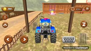 Grand farming technic l Part-1 Tractor Driving game  Level -9  l android gameplay