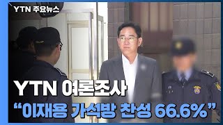"이재용 부회장 '가석방' 여론...찬성 66.6%" / YTN