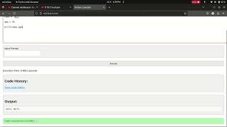 Python online compiler made with Django