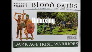 Wargames Atlantic Dark Age Irish unboxing, size comparisons and kit-bashing with GB and Victrix