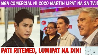 Mga Comercial ni COCO MARTIN, lilipat sa TVJ! philippine showbiz news!