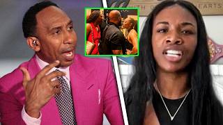 Stephen A Smith REACTS To Claressa Shields For Slapping Alycia Baumgardner And Getting BANNED!