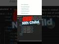 35/100: nth Child selector. #css #coding #codingsimplifiedspace #tutorial #tips #child