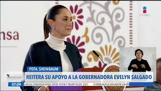 Claudia Sheinbaum reitera su compromiso con Guerrero tras el paso del huracán John | Francisco Zea