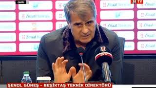 Beşiktaş 9-0 Manisaspor Şenol Güneş Maç Sonu Açıklaması 28 Kasım 2017