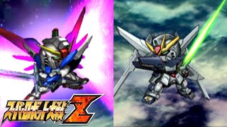 Destiny Gundam vs Gundam Double X | Super Robot Wars Z