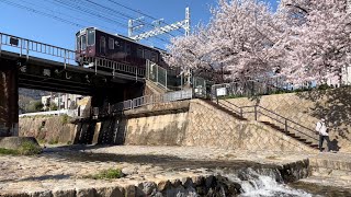 阪急電車8000系8001F 普通神戸三宮行 王子公園駅～六甲駅間