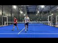 padel match level 4 part 1 training session the padel guy