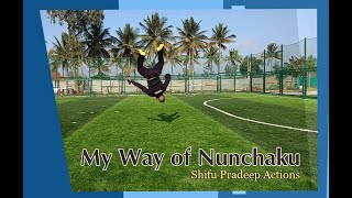Awesome Nunchaku By Shifu Pradeep, Wushu Bangalore, Kung-FU Hosur