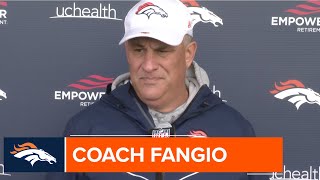 Coach Fangio reacts to Dan Reeves and Randy Gradishar being named HOF finalists
