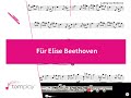 Für Elise by Beethoven for Flute  - Sheet Music