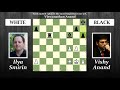 anand spends 1 43 minute on move 4 smirin vs anand chess grand prix 1994