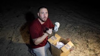 **BAD IDEA** WE OPENED A CRAIGSLIST MYSTERY BOX AT 3AM
