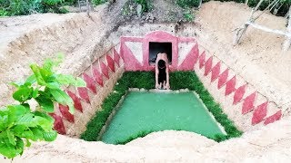 Build Amazing Underground House and Underground Pool