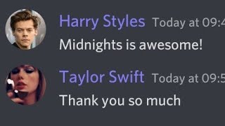 Harry Styles appreciates Taylor Swift's Midnights album