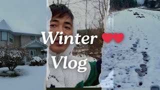 It's starting to snow where we live.Castlegar BC canada 🍁 🇨🇦 #youtubesvedio #snowday #@chhiringvlog2