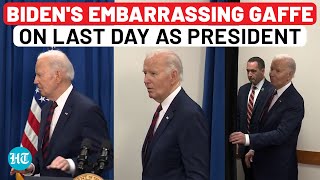 On Cam: Biden's Embarrassing Gaffe On Last Day As President, Forgets Hamas' Name Amid Gaza Briefing