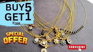 Sankranti sale 🎉|Buy 5 and get 1 chain free 🫨| Invisible chains collection #youtube #sankranthi #ofr