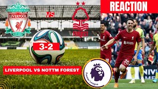 Liverpool vs Nottingham Forest 3-2 Live Stream Premier league Football EPL Match Score Highlights